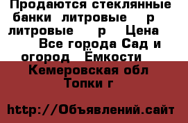 Продаются стеклянные банки 5литровые -40р, 3 литровые - 25р. › Цена ­ 25 - Все города Сад и огород » Ёмкости   . Кемеровская обл.,Топки г.